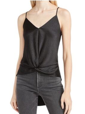 NWT💕Express Satin Twist Front Hi Low Cami Tank Top | Sz M
